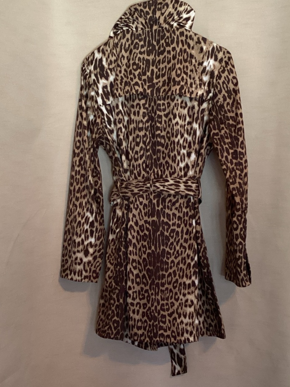 Tahari Leopard Print Tie-Waist Jacket - Picture 2 of 6